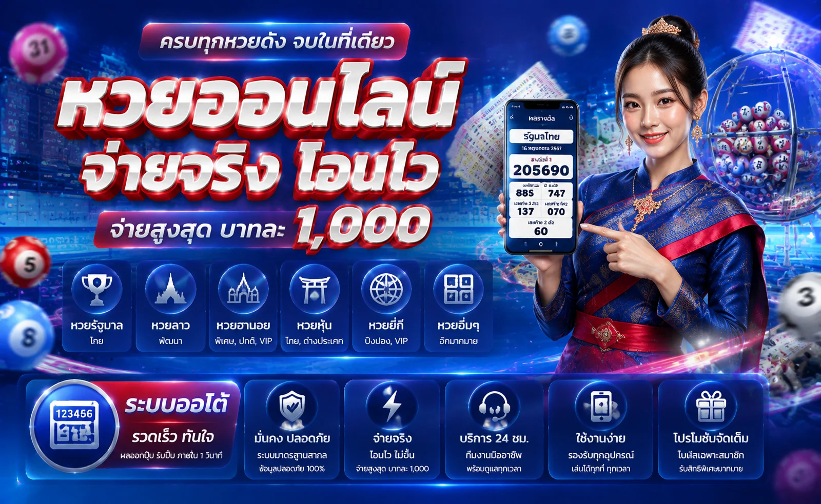 หน้าซื้อหวยออนไลน์ MAFINX รวมหวยทุกประเภท